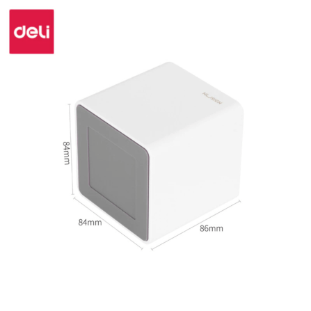 กล่องเก็บปากกา กล่องใส่แปรงแต่งหน้า Deli 9125-MX-01 สีฟ้า_4